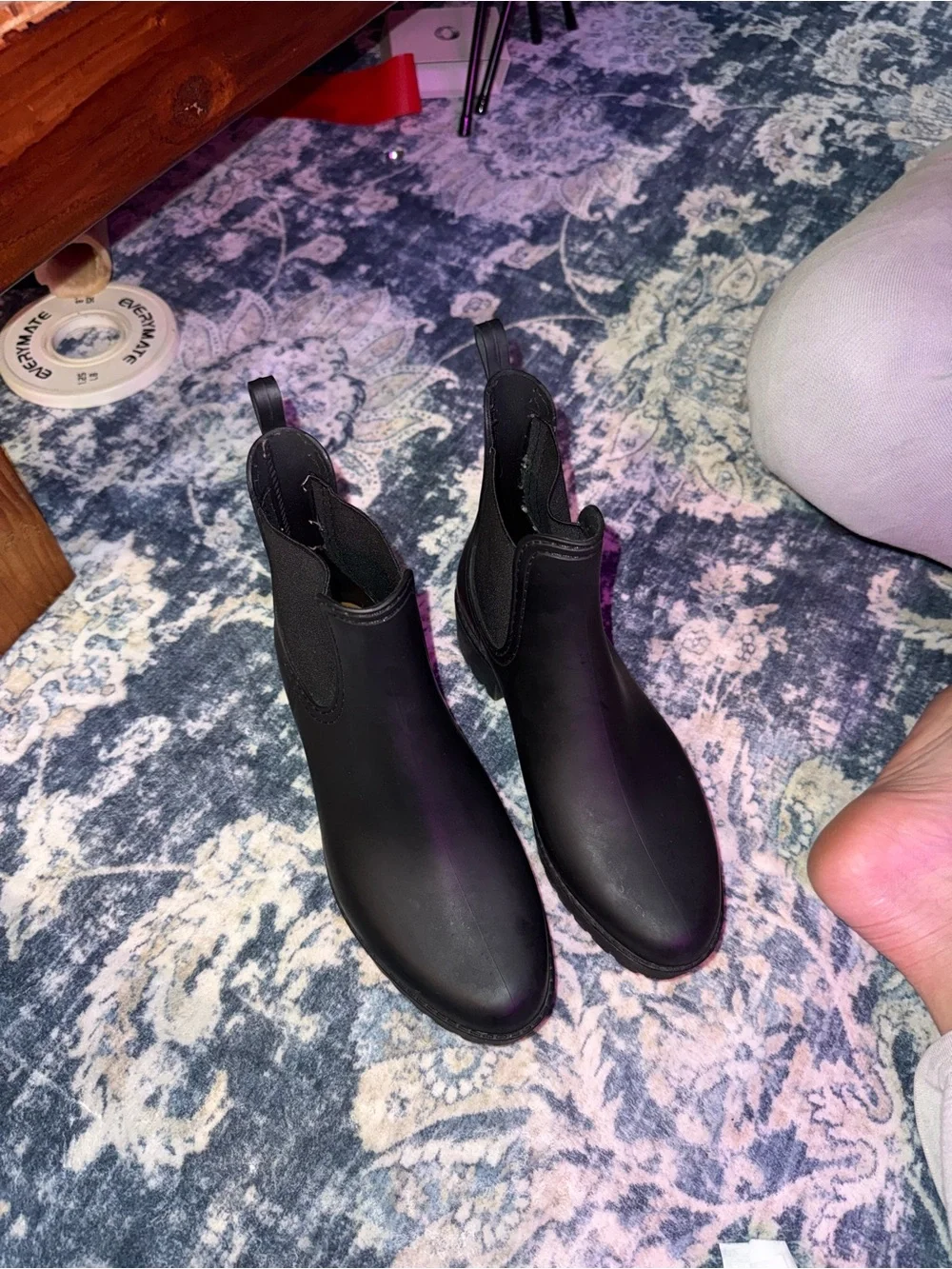 Jeffrey Campbell “cloudy” short rain booties